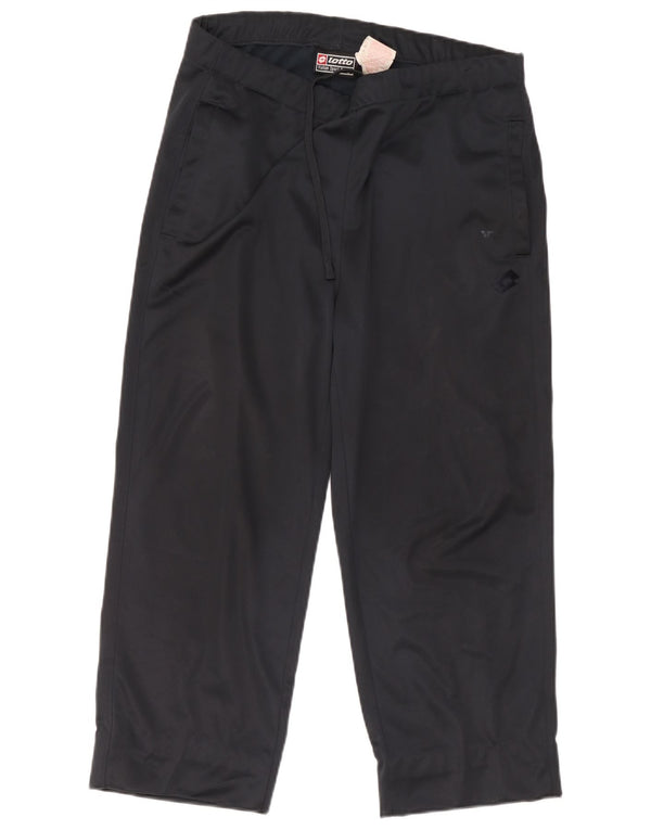 Lotto Mens Crop Tracksuit Trousers Medium Navy Blue Polyester