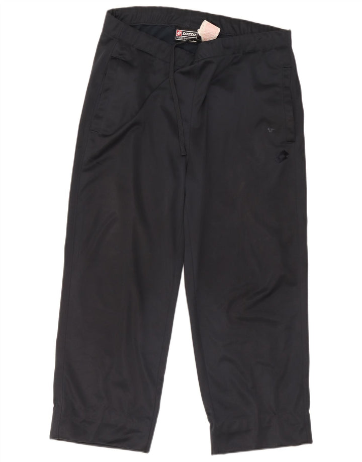 Lotto Mens Crop Tracksuit Trousers Medium Navy Blue Polyester