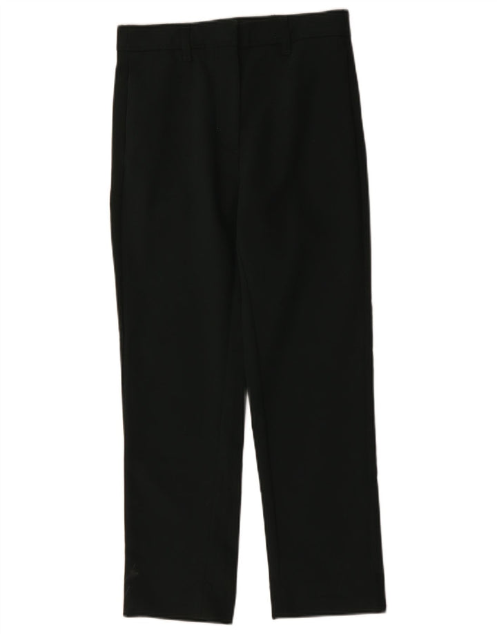 COS Womens Straight Casual Trousers EU 34 XS W28 L26 Green Cotton