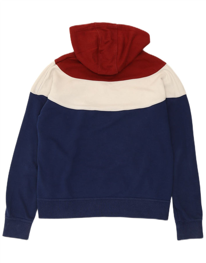 Nike Womens Oversized Hoodie Jumper UK 10 Small Multicoloured Colourblock