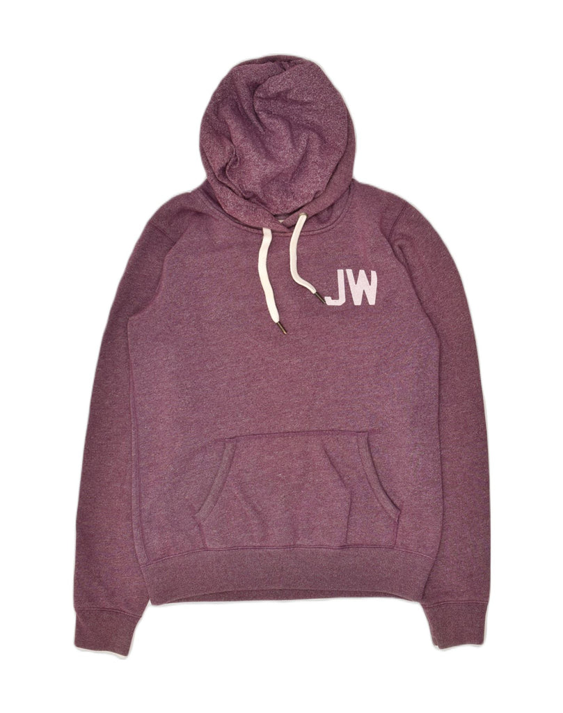 JACK WILLS Womens Graphic Hoodie Jumper UK 10 Small Purple Cotton | Vintage Jack Wills | Thrift | Second-Hand Jack Wills | Used Clothing | Messina Hembry 