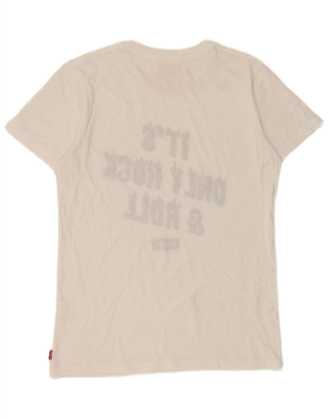Levi's Boys Graphic T-Shirt Top 15-16 Years White Cotton