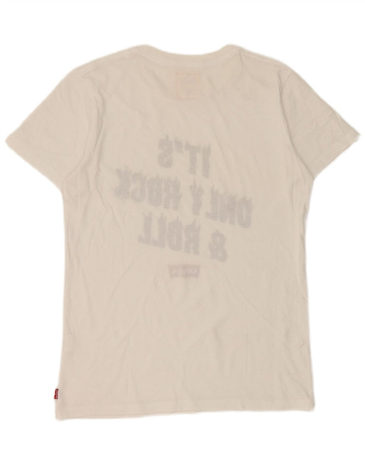 Levi's Boys Graphic T-Shirt Top 15-16 Years White Cotton