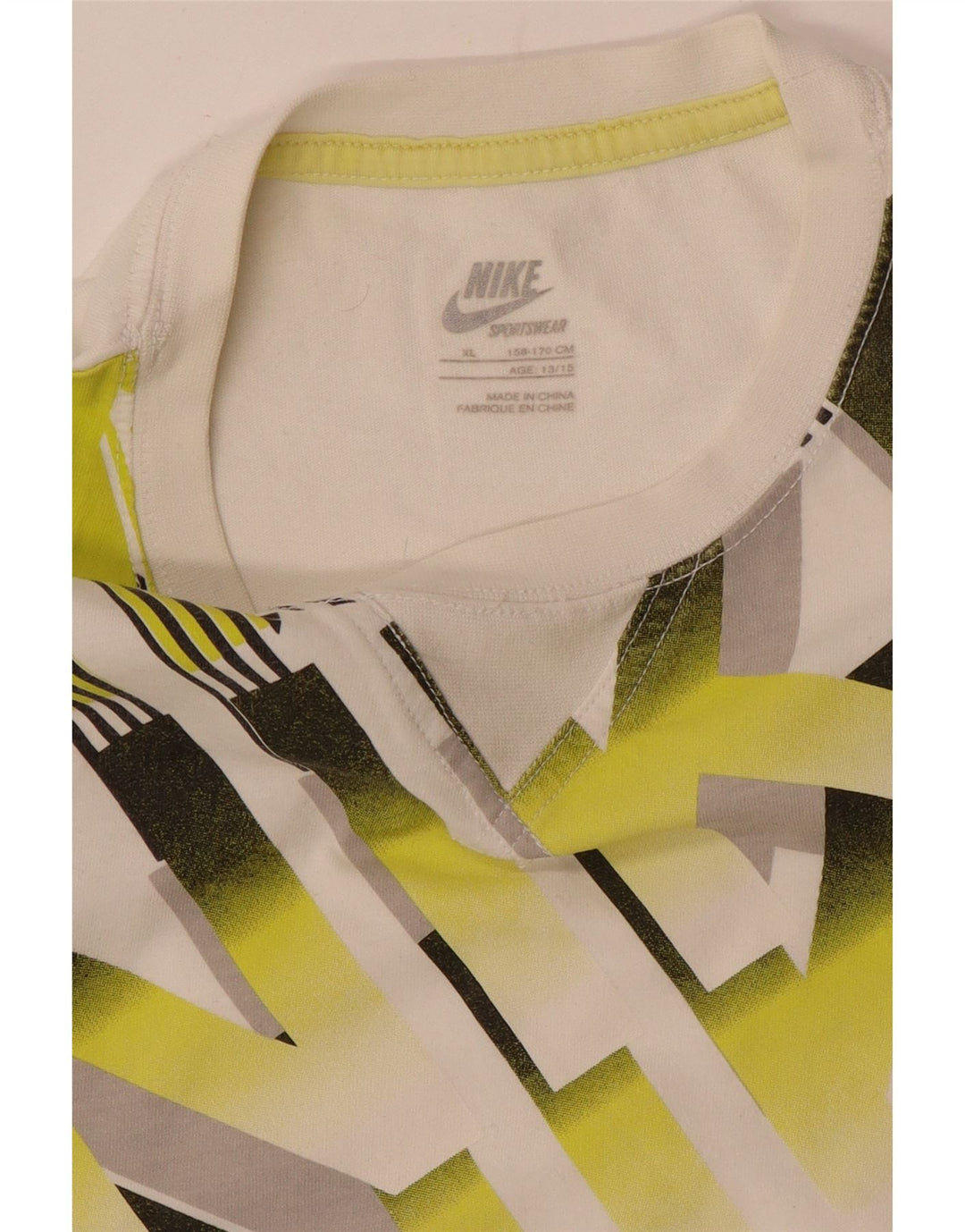 Nike Boys Graphic T-Shirt Top 13-14 Years XL White