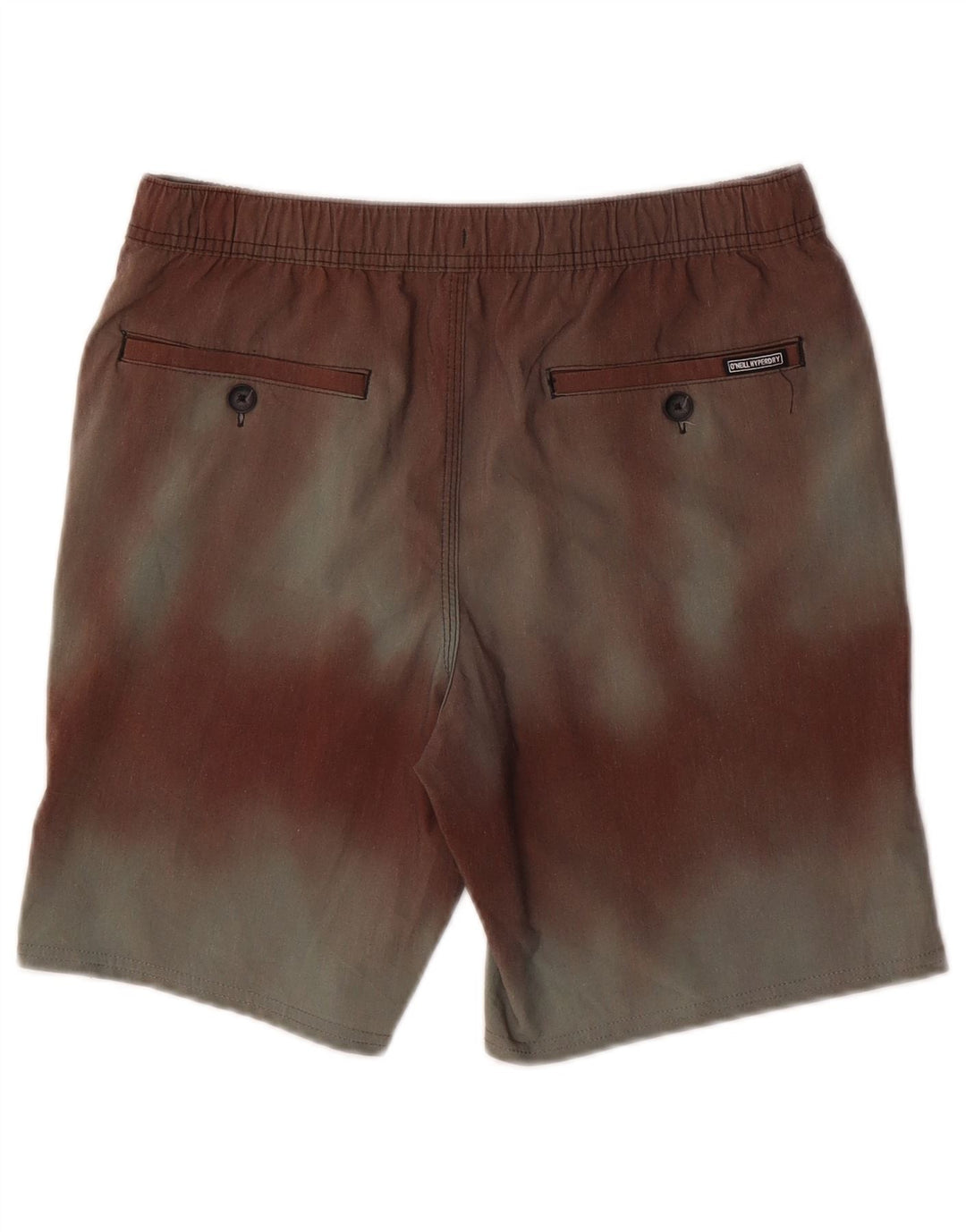 O'Neill Boys Sport Shorts 13-14 Years XL Maroon Tie Dye Polyester