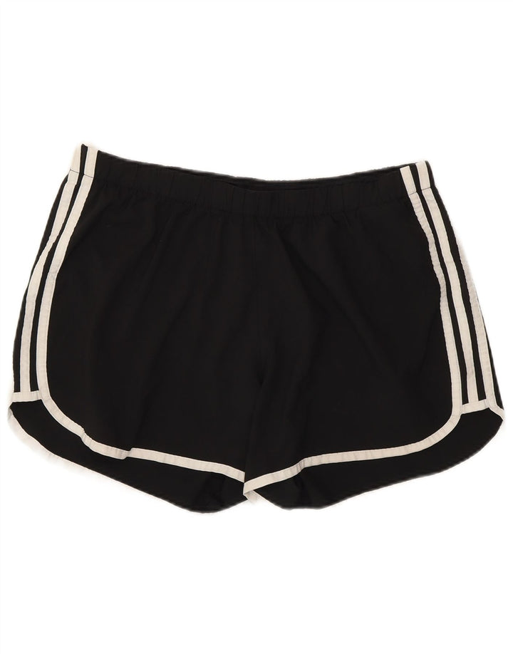 Adidas Womens Climalite Sport Shorts UK 14 Medium Black Polyester