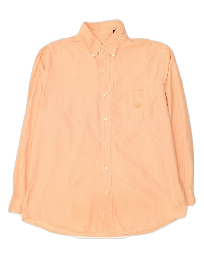 CHAPS Mens Shirt XL Orange Cotton | Vintage Chaps | Thrift | Second-Hand Chaps | Used Clothing | Messina Hembry 