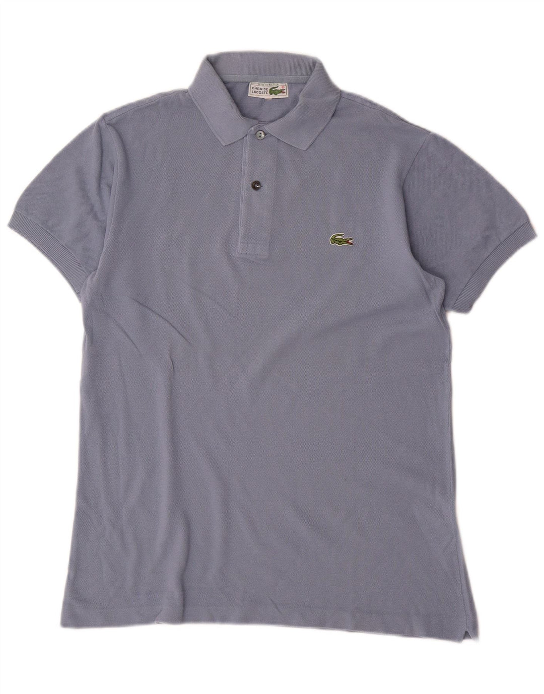 Lacoste Mens Polo Shirt Small Blue Cotton