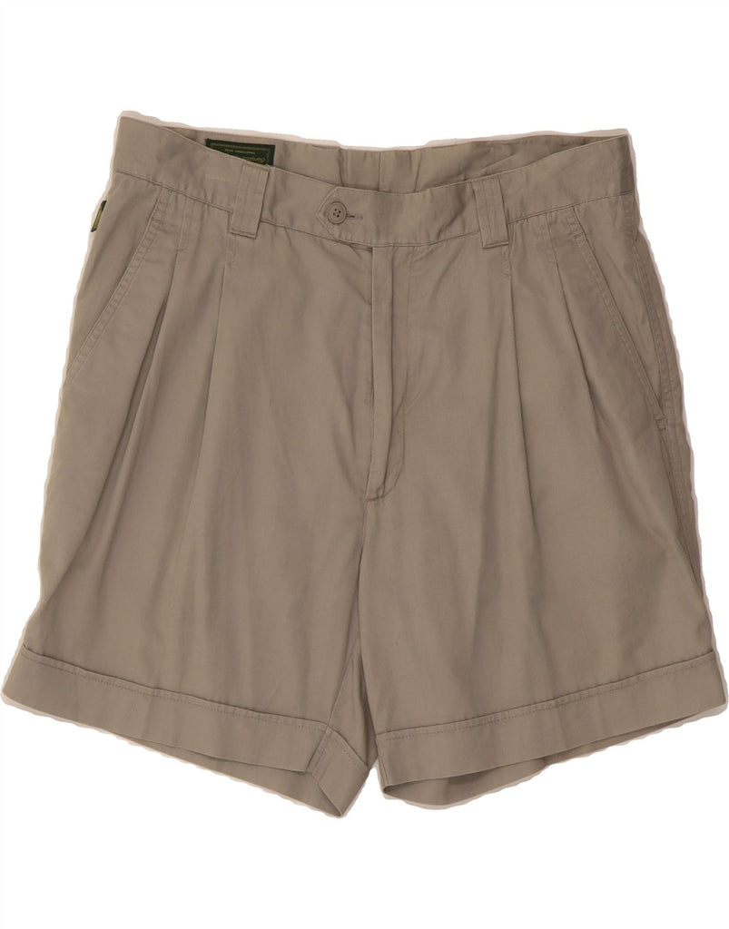 EUROPEAN PROJECT Womens Pegged Chino Shorts IT 50 XL W34 Grey Cotton Vintage European Project and Second-Hand European Project from Messina Hembry 