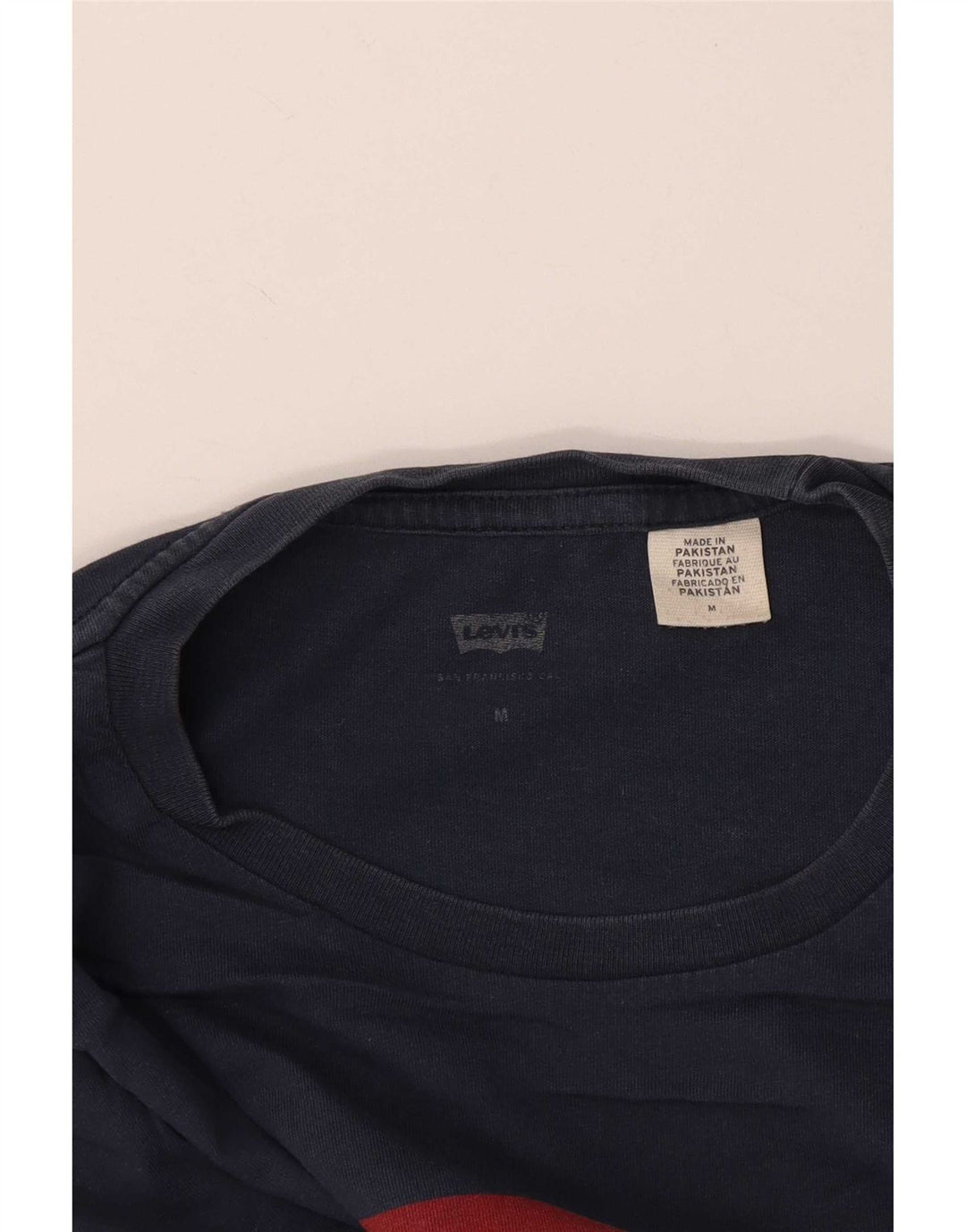 Levi's Mens Graphic T-Shirt Top Medium Navy Blue