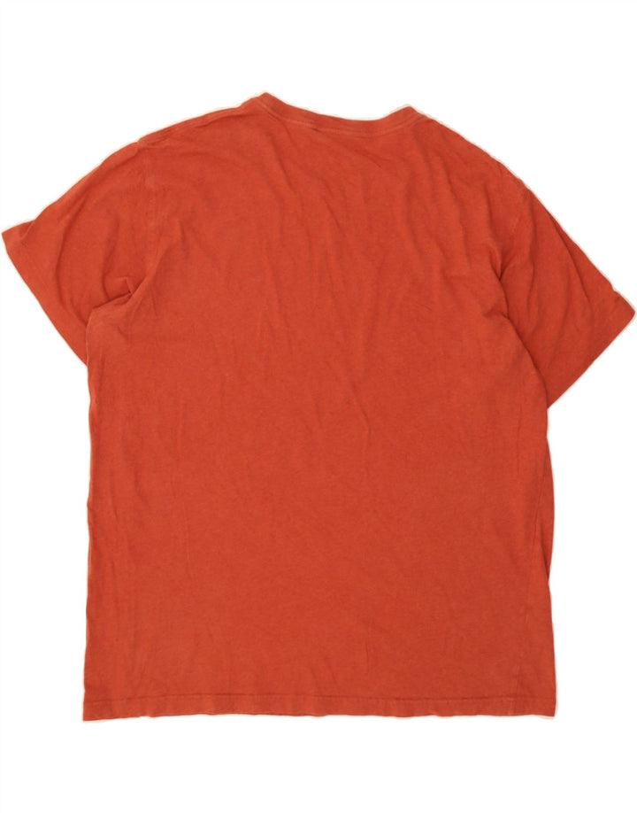 EDDIE BAUER Mens Tall T-Shirt Top XL Red Cotton Vintage Eddie Bauer and Second-Hand Eddie Bauer from Messina Hembry 