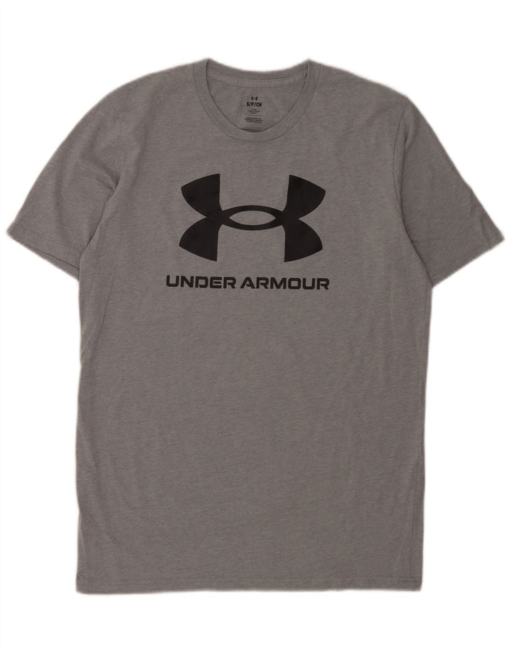 Under Armour Mens Graphic T-Shirt Top Small Grey