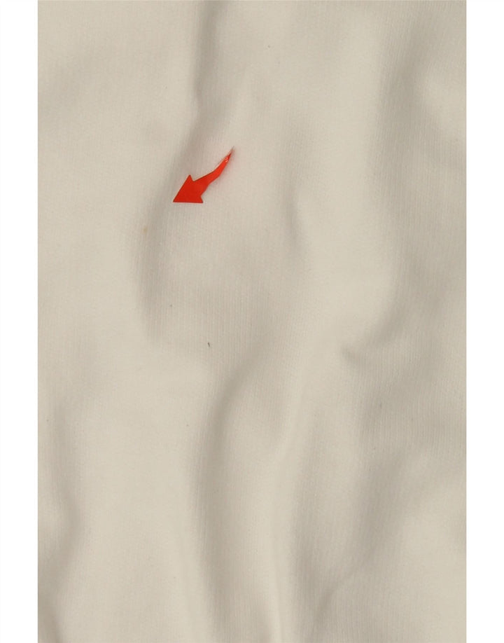 TRIGEMA Mens Cardigan Sweater Small White Cotton