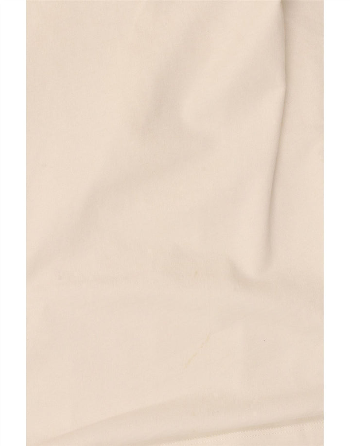 Moschino Womens Oversized Blouse Top UK 20 2XL White Cotton