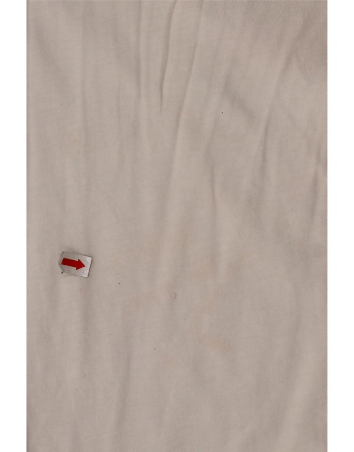 LEVI'S Mens Graphic T-Shirt Top Large Off White Cotton