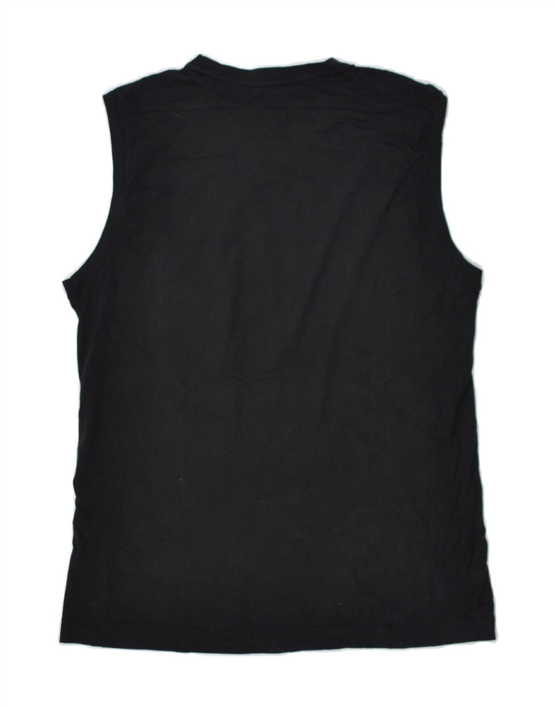 LOTTO Mens Vest Top XL Black Cotton | Vintage Lotto | Thrift | Second-Hand Lotto | Used Clothing | Messina Hembry 