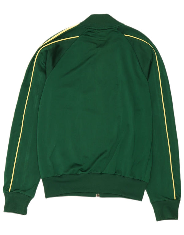 Adidas Mens Tracksuit Top Jacket XS Green Polyester