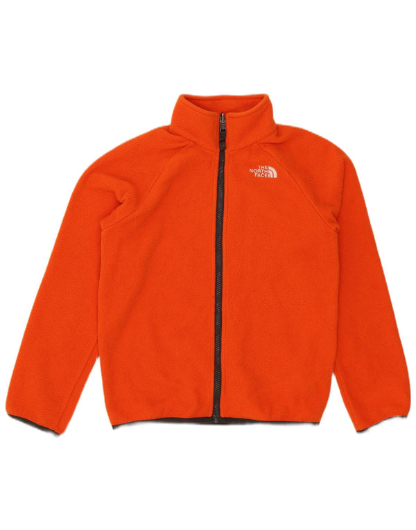 The North Face Boys Fleece Jacket 9-10 Years Medium Orange Polyester