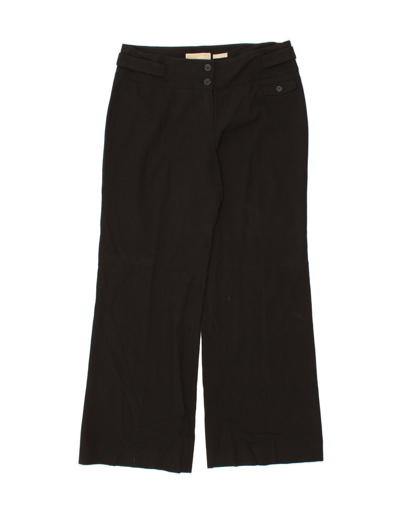 MICHAEL KORS Womens Berkeley Fit Casual Trousers US 10 Large W32 L32 Black Vintage Michael Kors and Second-Hand Michael Kors from Messina Hembry 