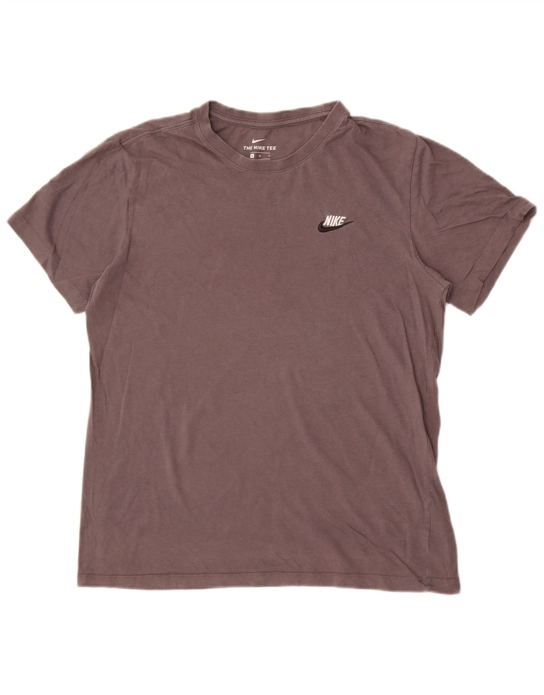 Nike Mens T-Shirt Top Medium Grey Cotton