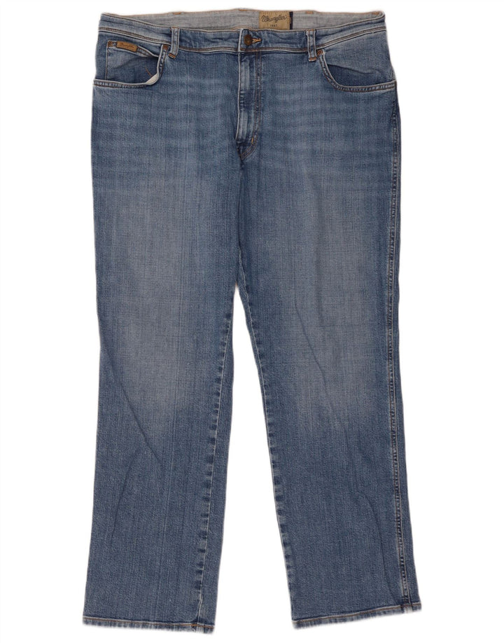Wrangler Mens Texas Straight Jeans W40 L30 Blue Cotton
