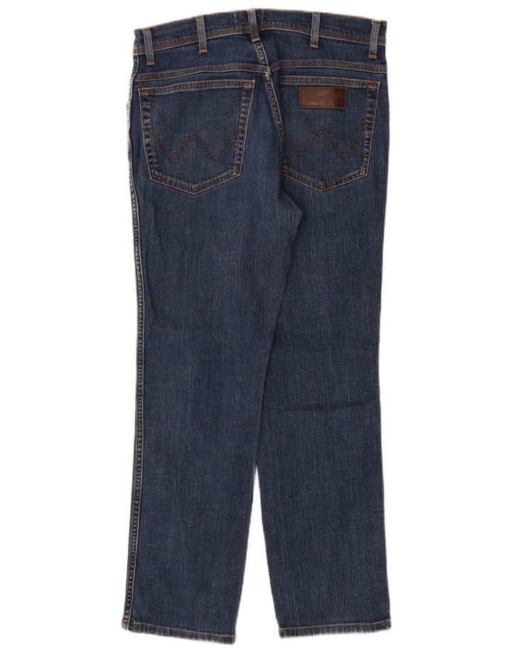 Wrangler Womens Texas Slim Jeans  W33 L30 Blue Cotton