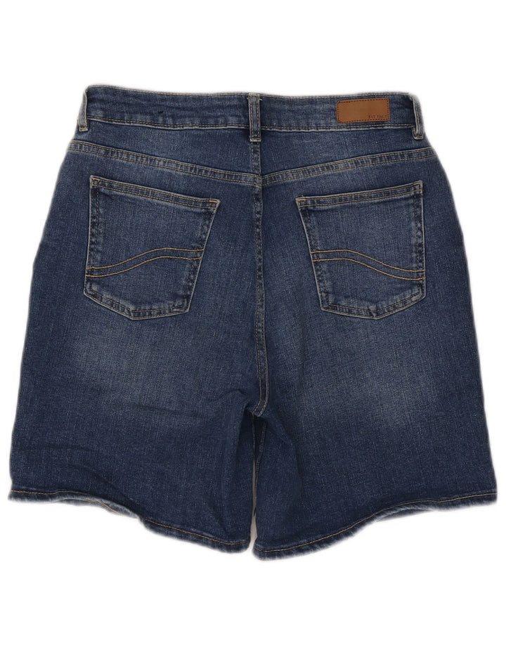 Fat Face Womens Darley Denim Shorts UK 12 Medium W28 Blue Cotton