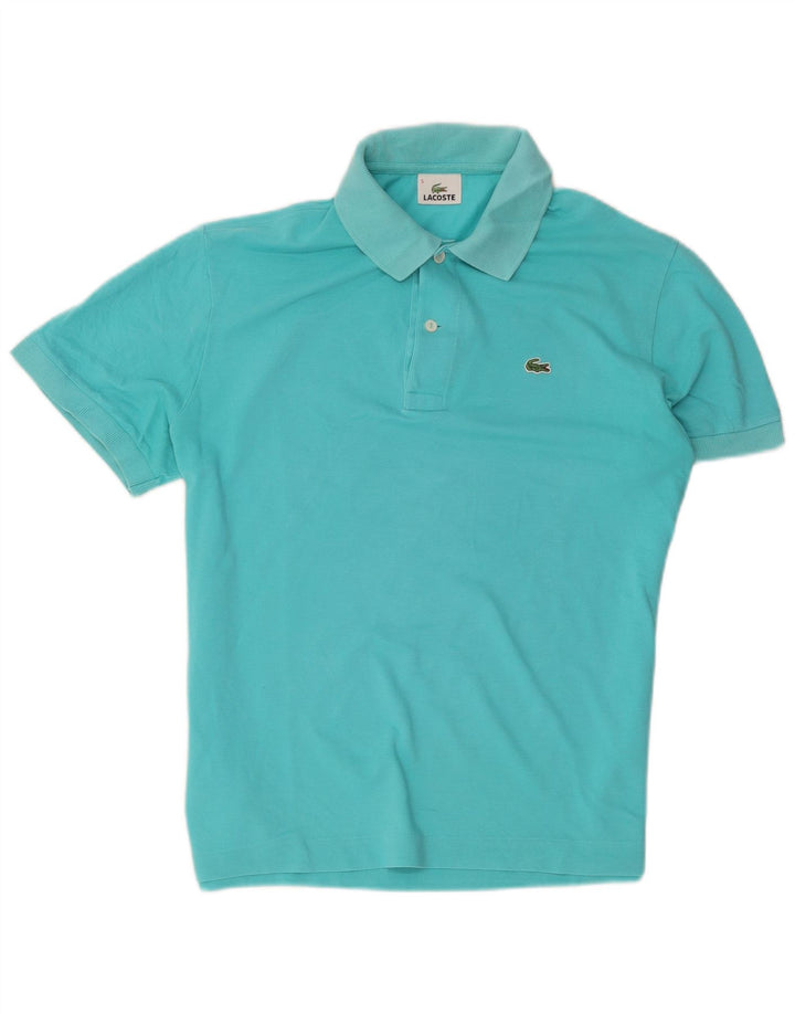 Lacoste Mens Polo Shirt Size 5 Large Turquoise Cotton