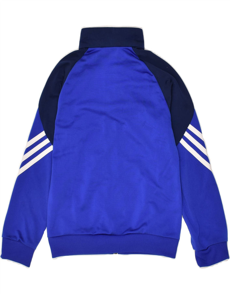 ADIDAS Boys Tracksuit Top Jacket 7-8 Years Small Blue Colourblock | Vintage Adidas | Thrift | Second-Hand Adidas | Used Clothing | Messina Hembry 