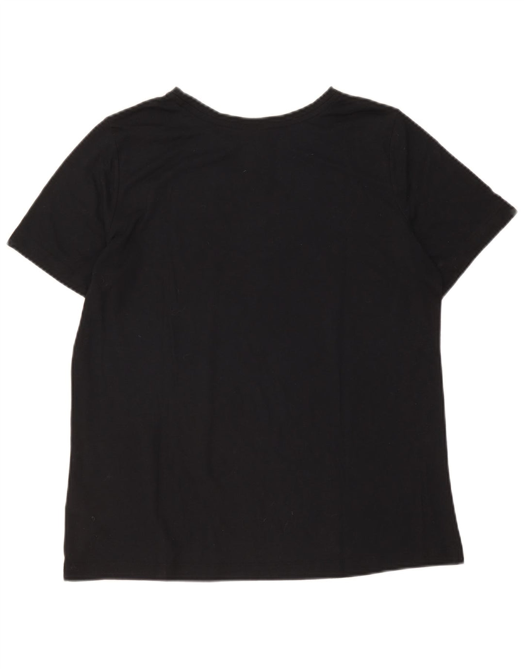 Nike Womens Graphic T-Shirt Top UK 14 Medium Black Polyester