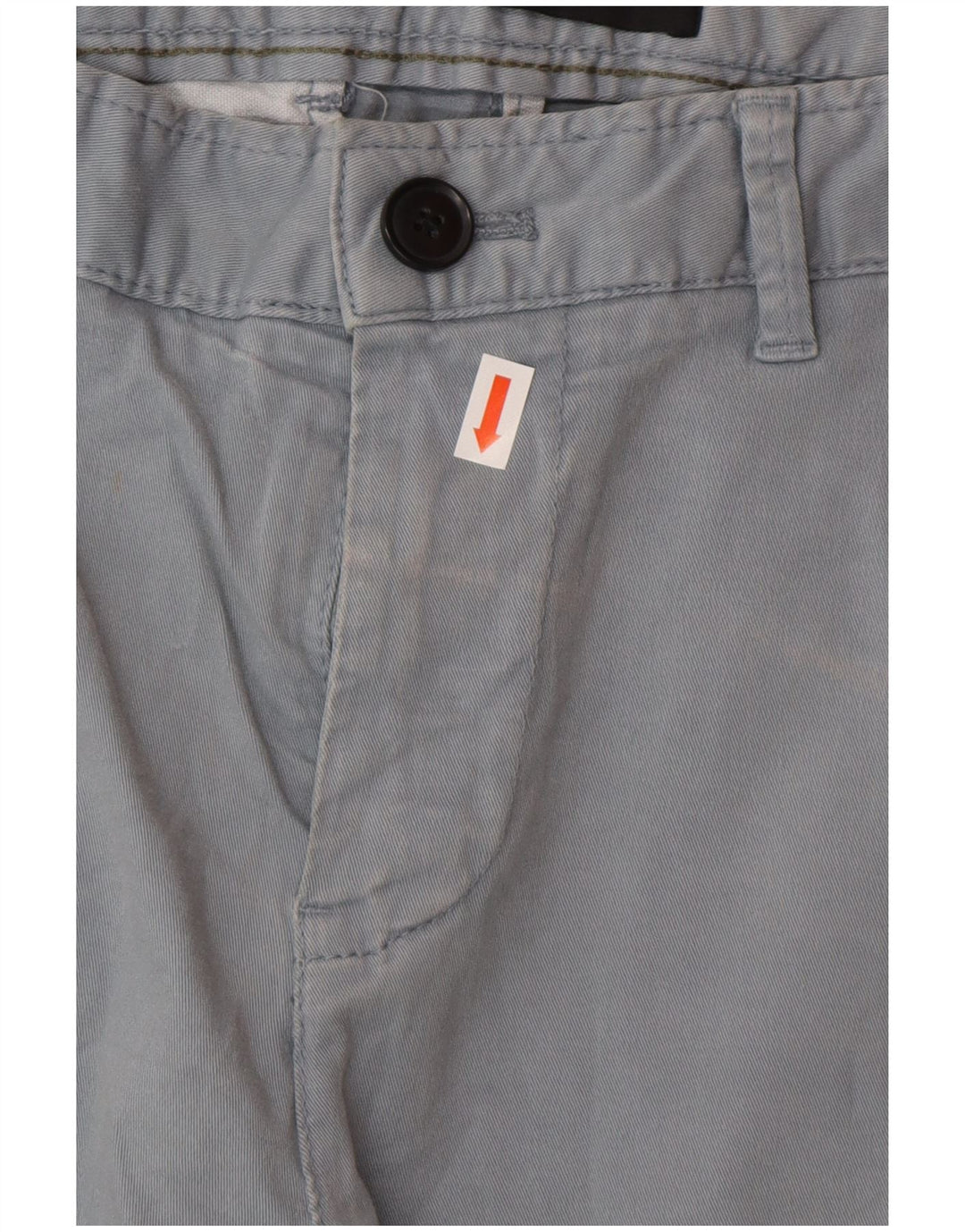 Zara Mens Slim Chino Trousers EU 38 Small W30 L33 Grey