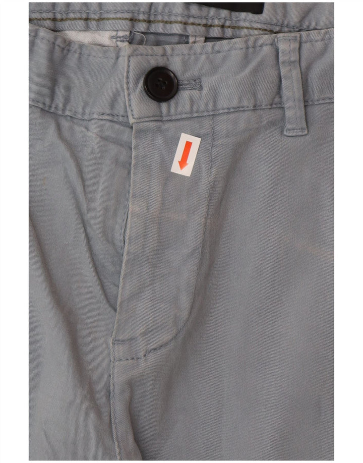 Zara Mens Slim Chino Trousers EU 38 Small W30 L33 Grey