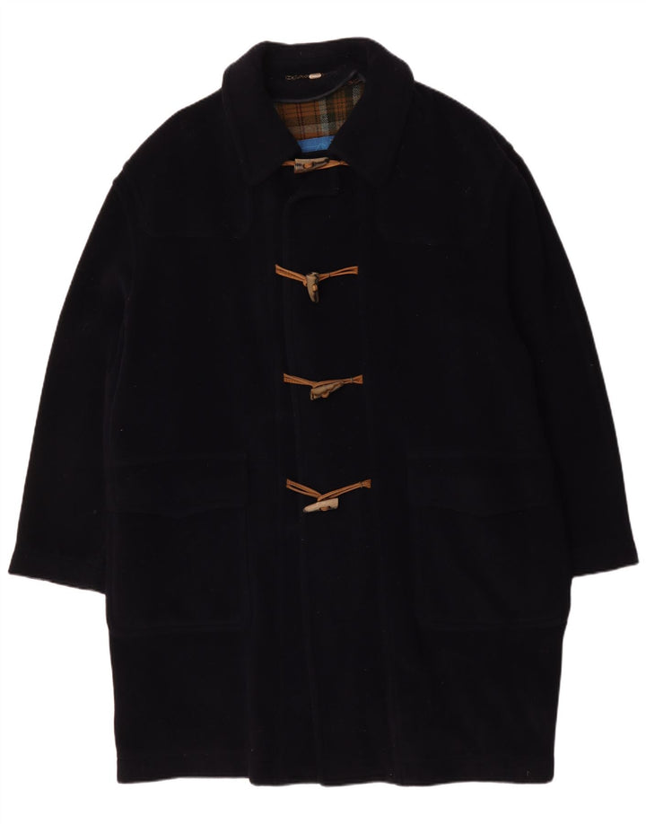 Azzurra Mens Duffle Coat UK 42 XL Navy Blue