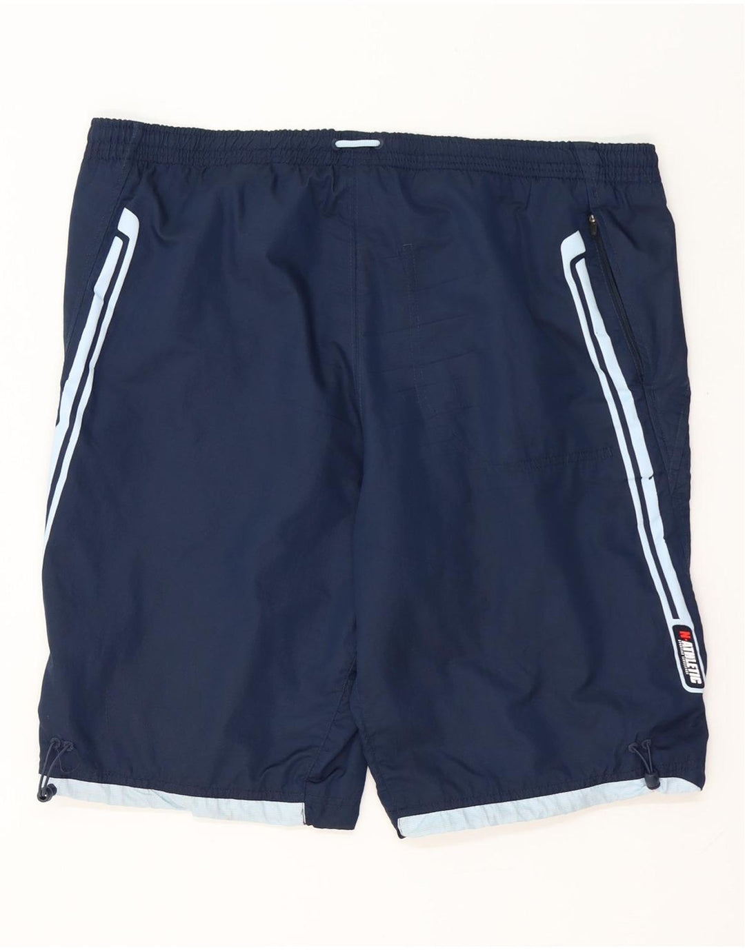 NIKE Mens Sport Shorts Large Navy Blue Polyester
