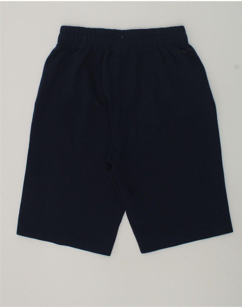 ADIDAS Boys Sport Shorts 9-10 Years Navy Blue Cotton | Vintage Adidas | Thrift | Second-Hand Adidas | Used Clothing | Messina Hembry 