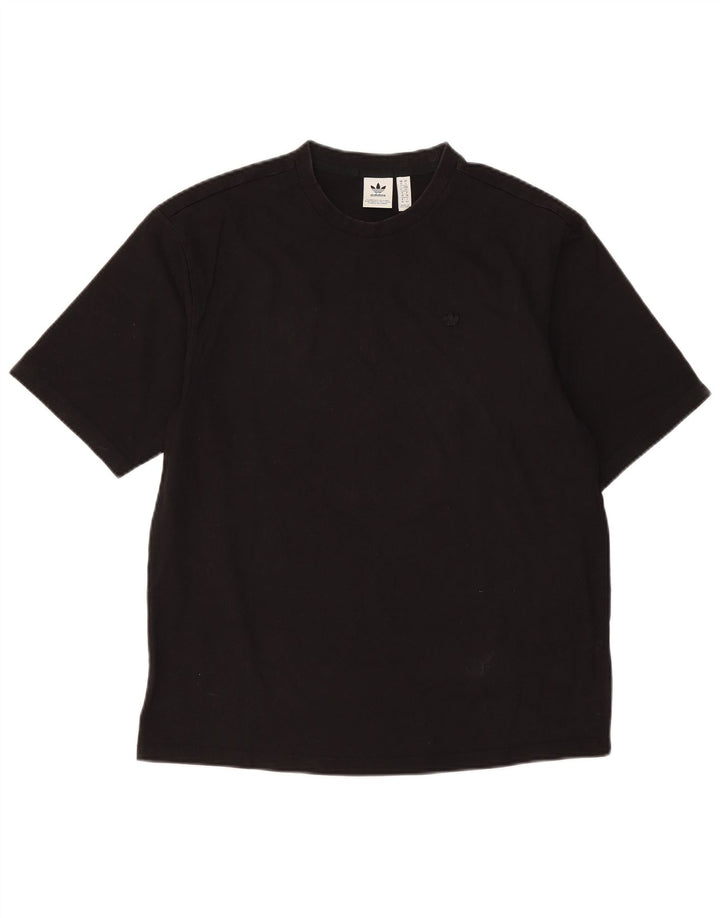 Adidas Womens Oversized T-Shirt Top UK 10 Small Black