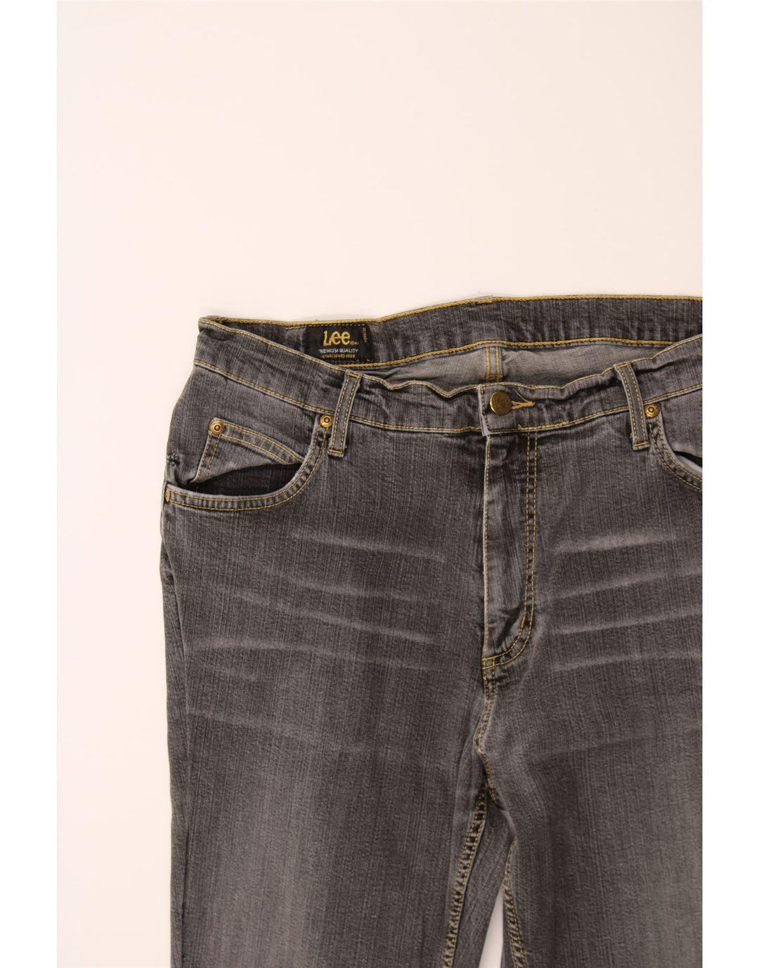 LEE Womens Skinny Jeans W36 L34 Grey Cotton Vintage Lee and Second-Hand Lee from Messina Hembry 