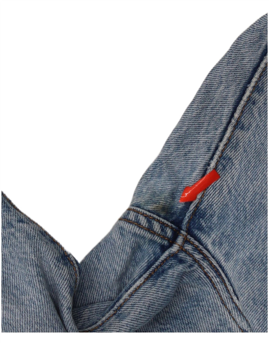 Levi's Womens 501 Distressed Straight Jeans W26 L28 Blue Cotton