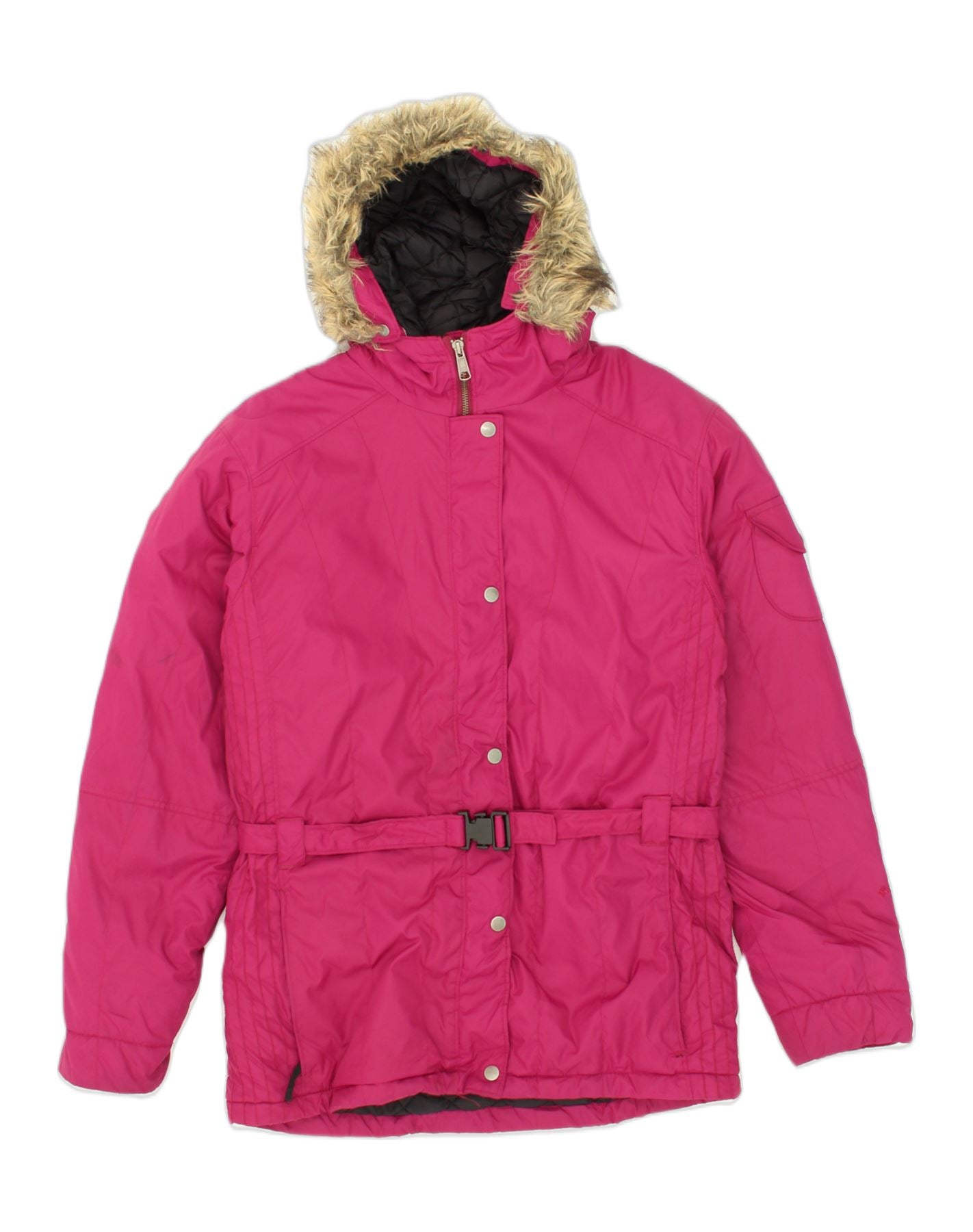 COLUMBIA Womens Parka Jacket UK 18 XL Pink Nylon