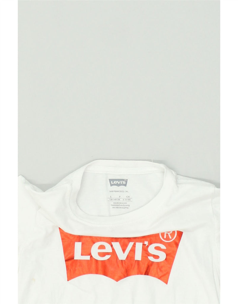 LEVI'S Girls San Francisco Graphic T-Shirt Top 8-9 Years Small White | Vintage Levi's | Thrift | Second-Hand Levi's | Used Clothing | Messina Hembry 