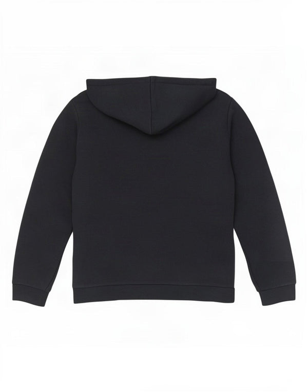 Puma Boys Graphic Hoodie Jumper 13-14 Years Black Cotton