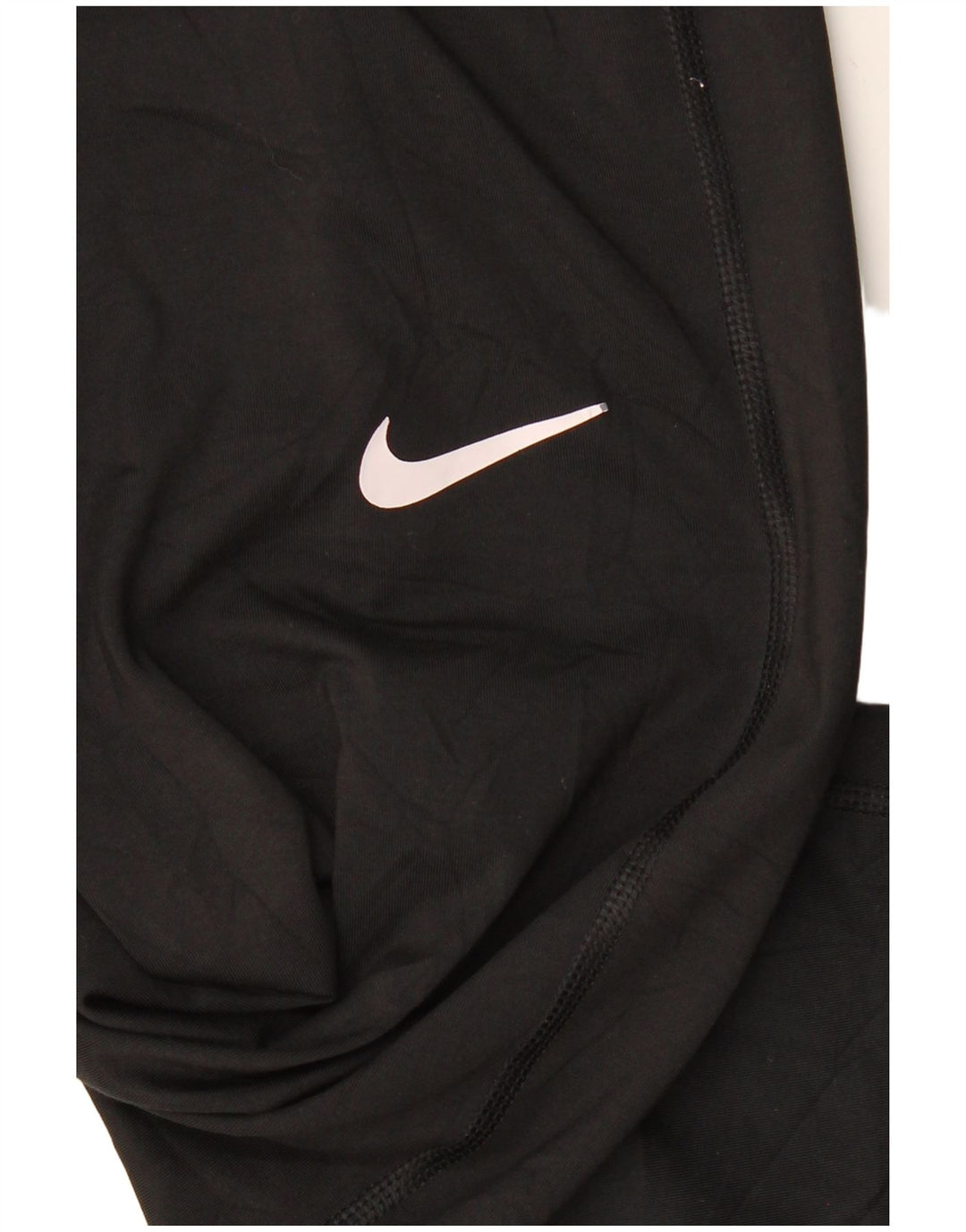 NIKE Womens Dri Fit Graphic Leggings UK 10 Small  Black Polyester
