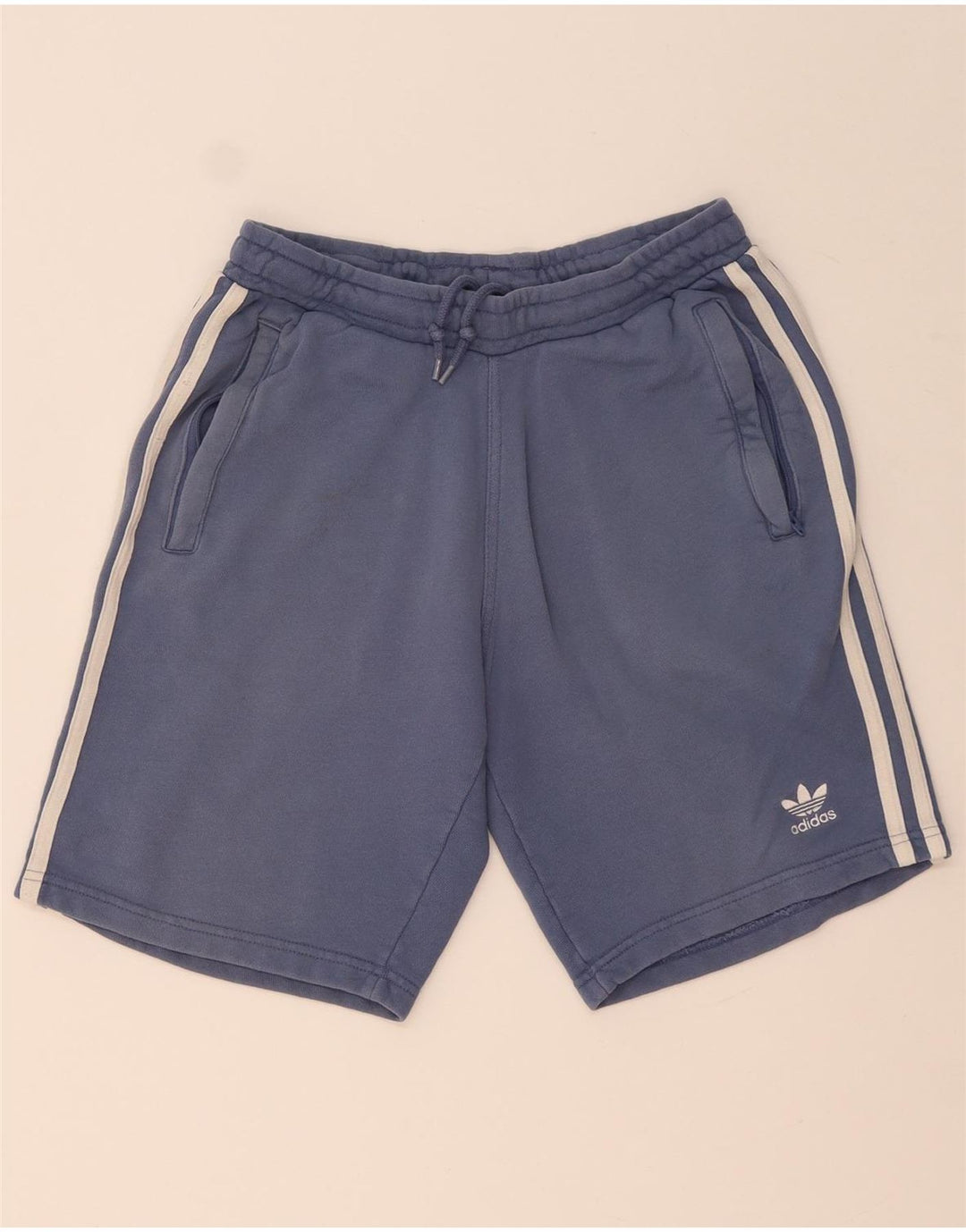 Adidas Mens Sport Shorts Small  Blue Cotton