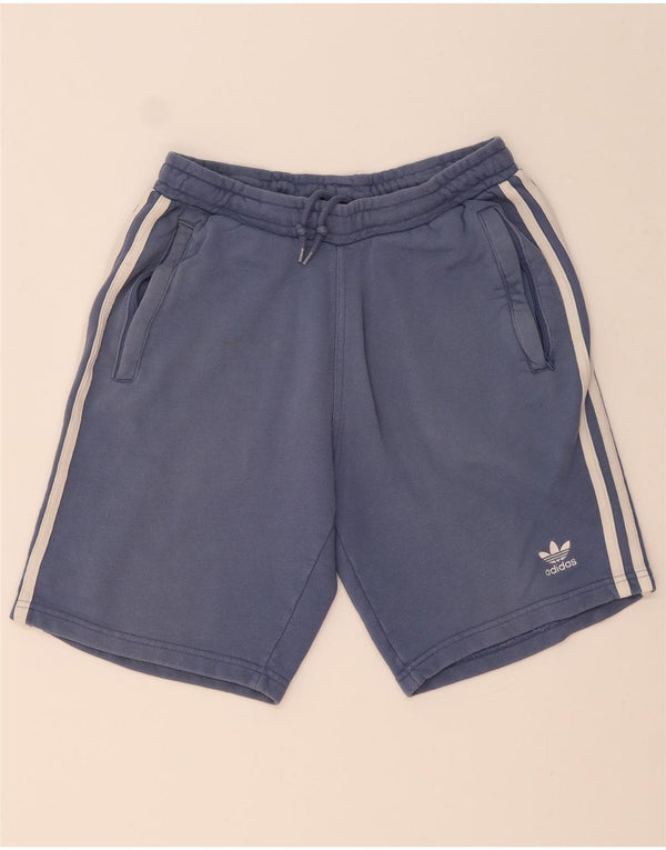 Adidas Mens Sport Shorts Small  Blue Cotton