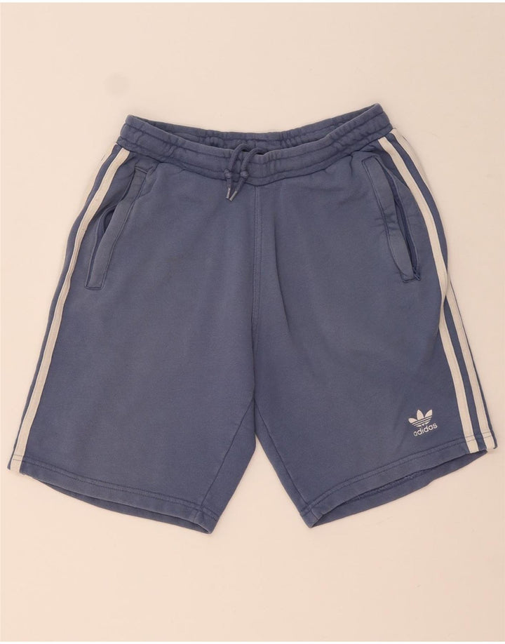 Adidas Mens Sport Shorts Small  Blue Cotton