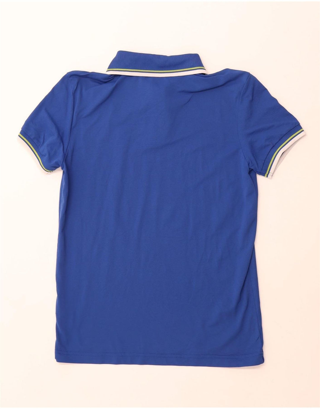 CHERVO Mens Polo Shirt IT 46 Small Blue Nylon