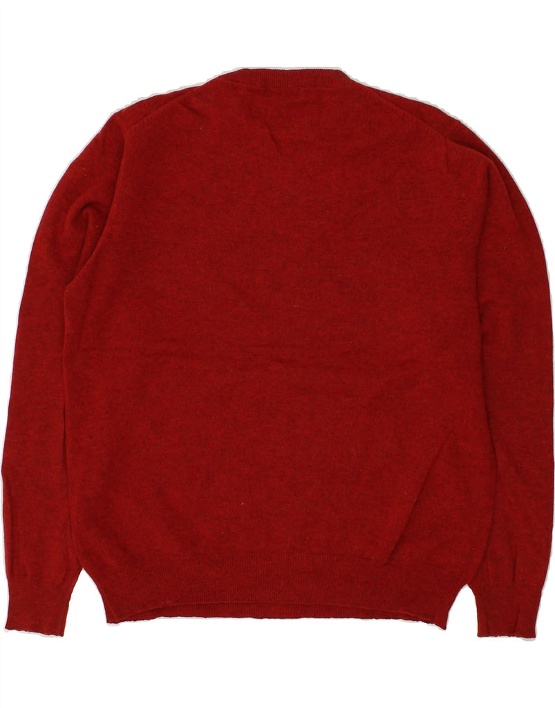 GANT Mens Crew Neck Jumper Sweater Medium Red Wool | Vintage Gant | Thrift | Second-Hand Gant | Used Clothing | Messina Hembry 