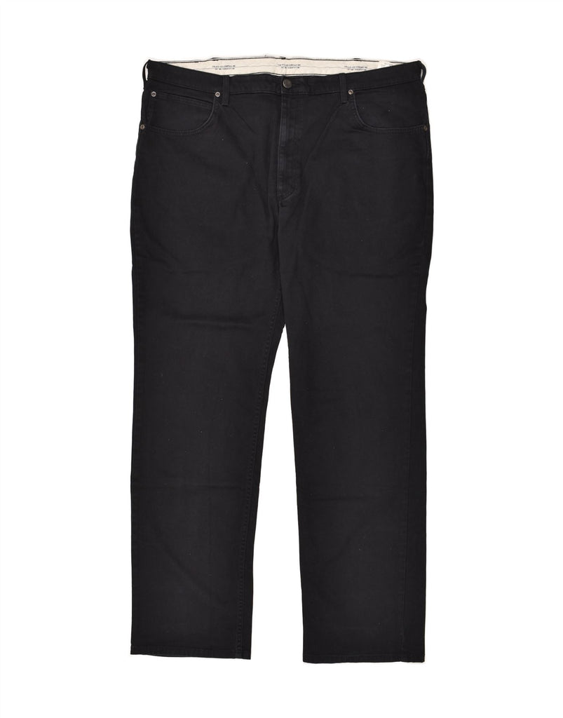 LEE Mens Brooklyn Straight Casual Trousers W44 L34 Black Cotton | Vintage Lee | Thrift | Second-Hand Lee | Used Clothing | Messina Hembry 