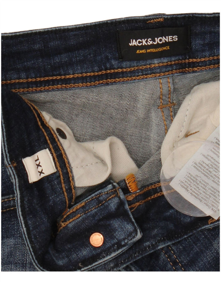 JACK & JONES Mens Denim Shorts 2XL W42  Blue Cotton