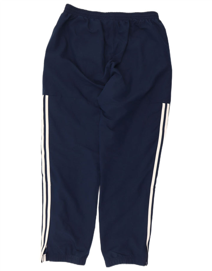 Adidas Mens Tracksuit Trousers Joggers Large  Navy Blue Polyester
